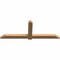 Ekena Millwork Eugene Smooth Timber Gable Bracket, Western Red Cedar, 84"W x 31"H x 3 1/2"D x 5 1/2"F, 9/12 Pitch GBW084X31X0406EUG00SWR - alternate 3